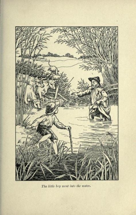 Illustration from “Old Fashioned Tales”, selected by E. V. Lucas, with illustrations by F. D. Bedfor