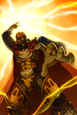 triforceof-power:  Ocarina of Time: Ganondorf by *ruina 