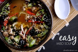 tinykitchenvegan:  Easy Miso Soup