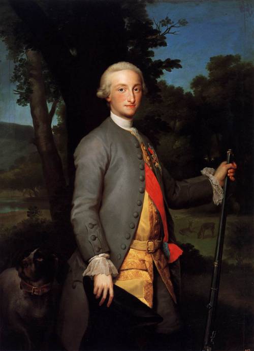 3.Anton Raphael MengsCharles IV as Prince1765, oil on canvas, Museo del Prado, Madrid