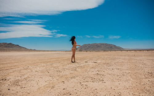 “Desert Wanderer” Jamie in the Mojave Desert. Landers, CA. May 2016See much MORE of Jamie wandering 