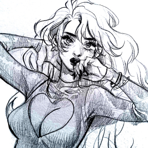 dailyindiecomics: Snotgirl sketches by Leslie Hung