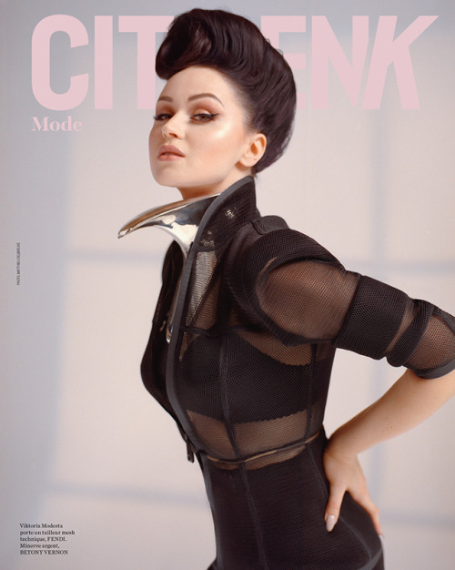 Viktoria ModestaCitizen K, cover story by Matthieu Delbreuve
