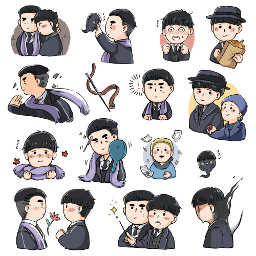 bananacat890203:★★ Fantastic Beasts Stickers ★★CWT45 的 新商品嘿嘿!!!私心印了Creek真的是敲開心~~~  It’s soooo 