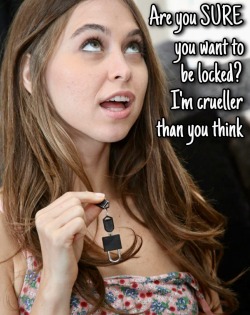 tumblr photo forcedchastitycaptions 13