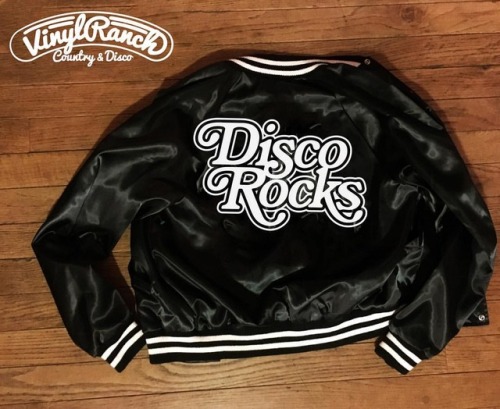 Only a few of these #DiscoRocks satin jackets left in stock but U can pre-order if your size is sold