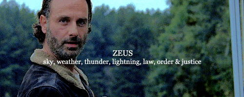 sparklehorsette:the walking dead + greek gods