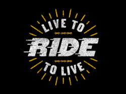 titsandtires:  (via Dribbble - Live to Ride,