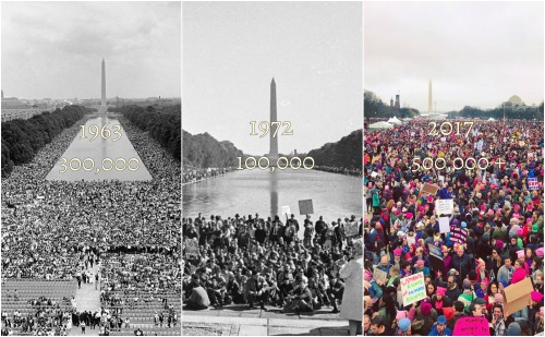 peejayand33:Today’s Womens March was just deemed the biggest rally in U.S. History…Toda