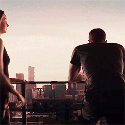 iamdivergent1701:  “Maybe I’m already sure, “ he says, “and I just don’t want to frighten you.” I laugh a little. “Then you should know better.” “Fine,” he says. “Then I love you.”