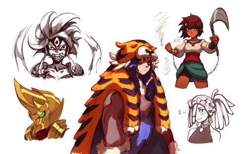  I’m a big fan of Lab Zero’s style and designs, I did a few sketches of some of the characters from 