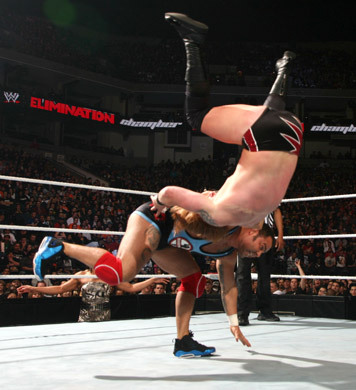 rawsmackdownnxtdivas:  Flashback - Elimination Chamber 2011: Santino Marella © and