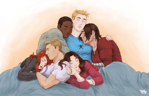 sevensneakyfoxes:theactualcluegirl:karadin:inediblesushi:civil naptime (everyone agrees steve is the