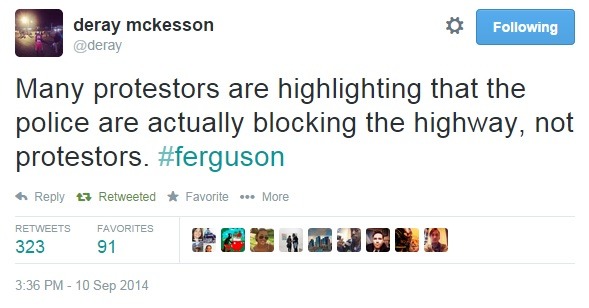 nezua:  iwriteaboutfeminism:  Ferguson protesters gather for highway shutdown. Part