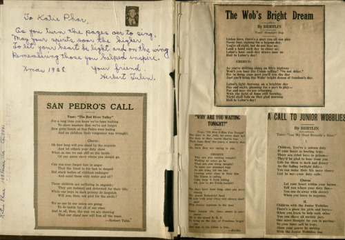 Read more about Katie Phar, the IWW songbird, on the Southern Folklife Collection blog today. The ma