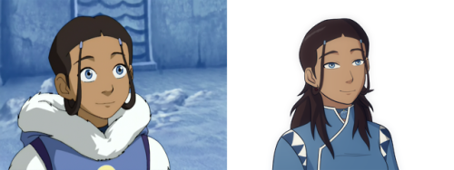 kkachi95:Our beloved cast of Avatar: The Last Airbender redrawn as 10 years older.Aang: 12 -&gt; 22K