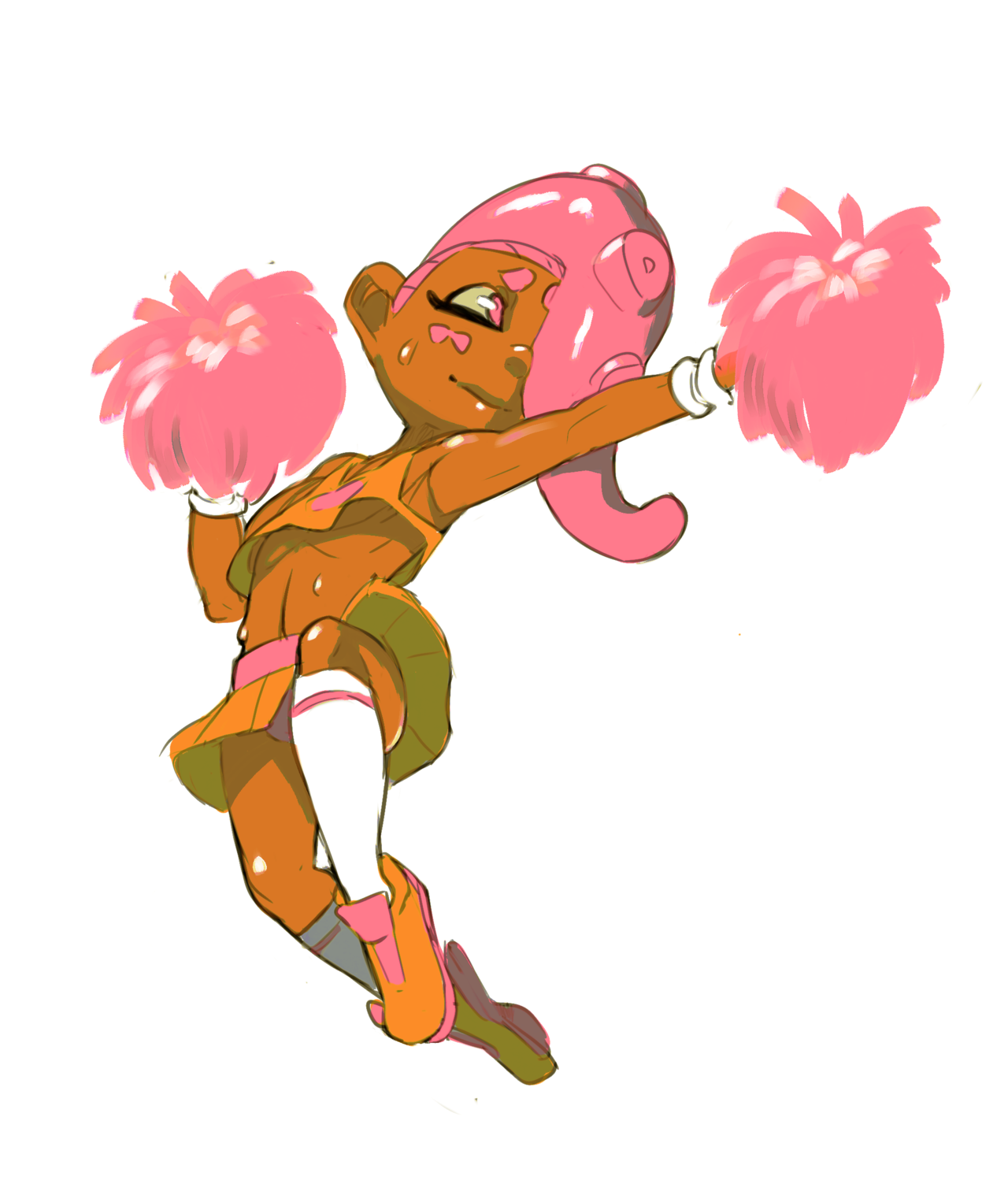 combos-n-doodles:Cheerful Octopus