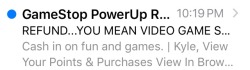 tappedon:this email sounds like a gamestop