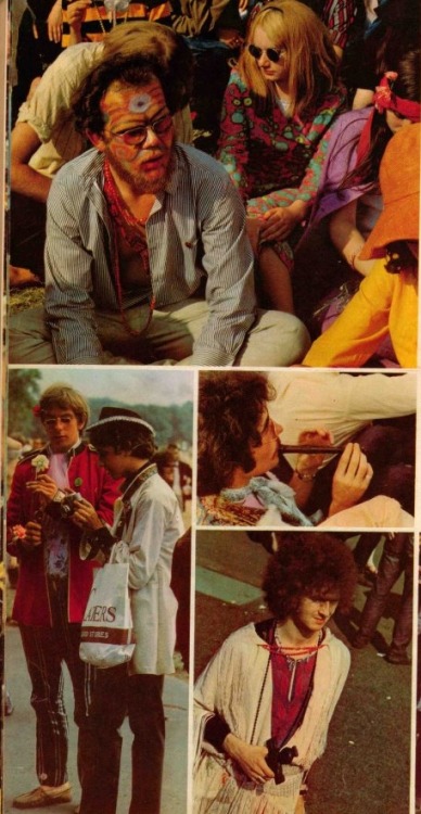 adandyinaspic:Photos from 1967 article in the Sunday Times Magazine about new hippie scene in Britai