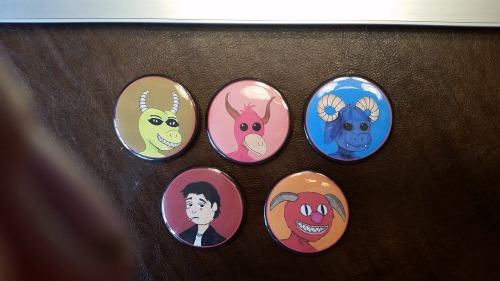 Here they are, the 123 Slaughter Me Street pins! These are now available in my Storenvy. I make them