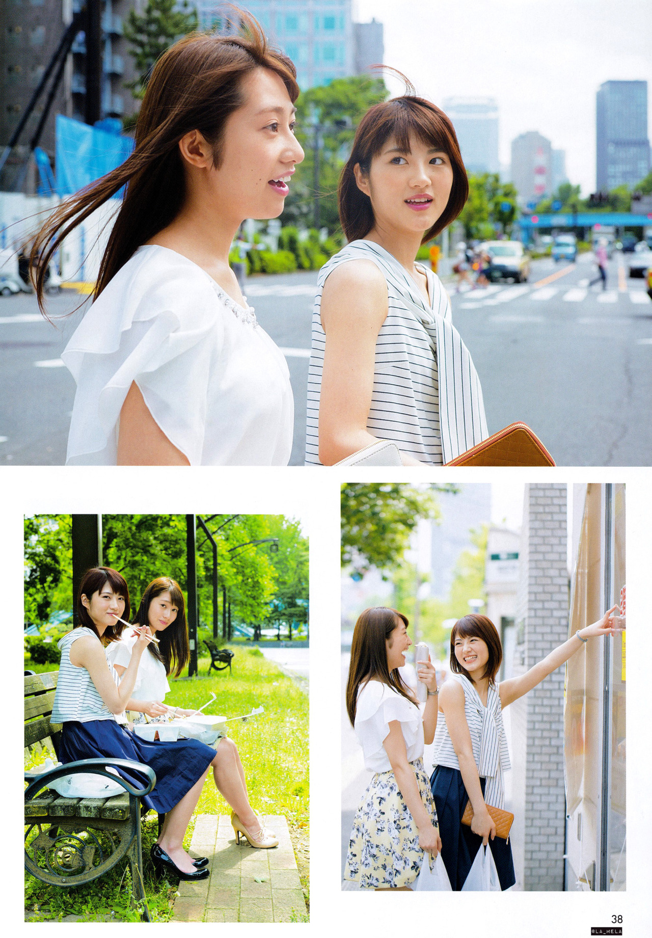 yic17:  Sakurai Reika &amp; Wakatsuki Yumi (Nogizaka46) | B.L.T. 2016.08 IssueCredit: