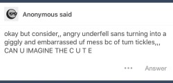 stuffedart:  Frisk knows what to get edgy grumpy laughing again. Sans didn’t let Frisk snuggle with him for a week after