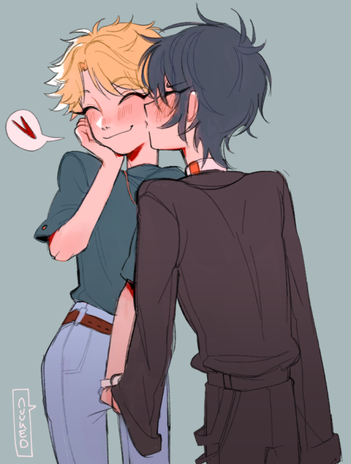 nanuuked: narumika kissies !!