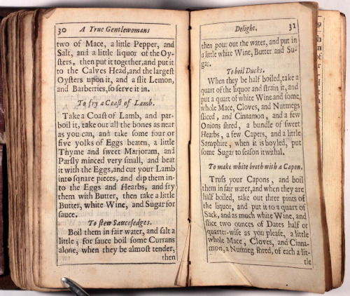 A True Gentlewoman’s delight printed in 1659Rare 17th century cook book 