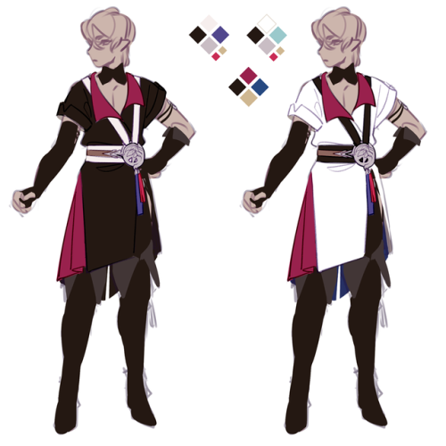 m-s-ka:my entries for the ffxiv gear design contest (aiming / melee) and some drafts for fun!melee d