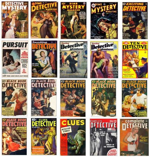 Pulp detective novels… great stuff!