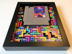 retrogamingblog:  Tetris Display Case made by GlitchArtwork