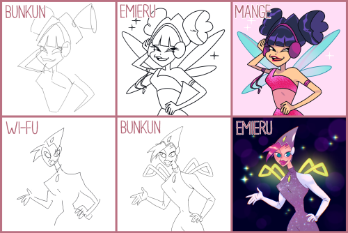 closed eyes meme + switcharound meme all in one with our national magical fairies!the cast: bun