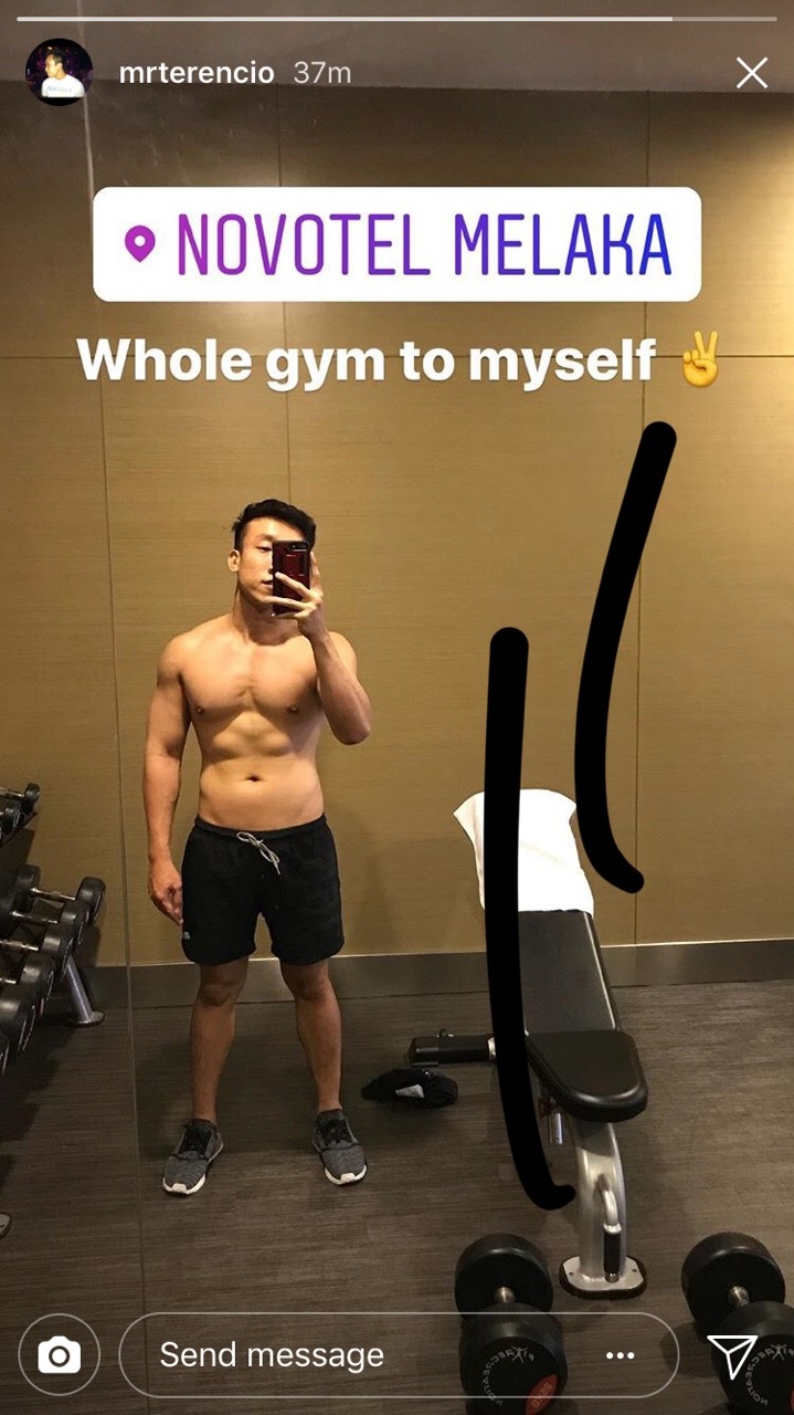 luvgaysects:  Terence Ong. IG: mrterencio Gyms at Tampines TF