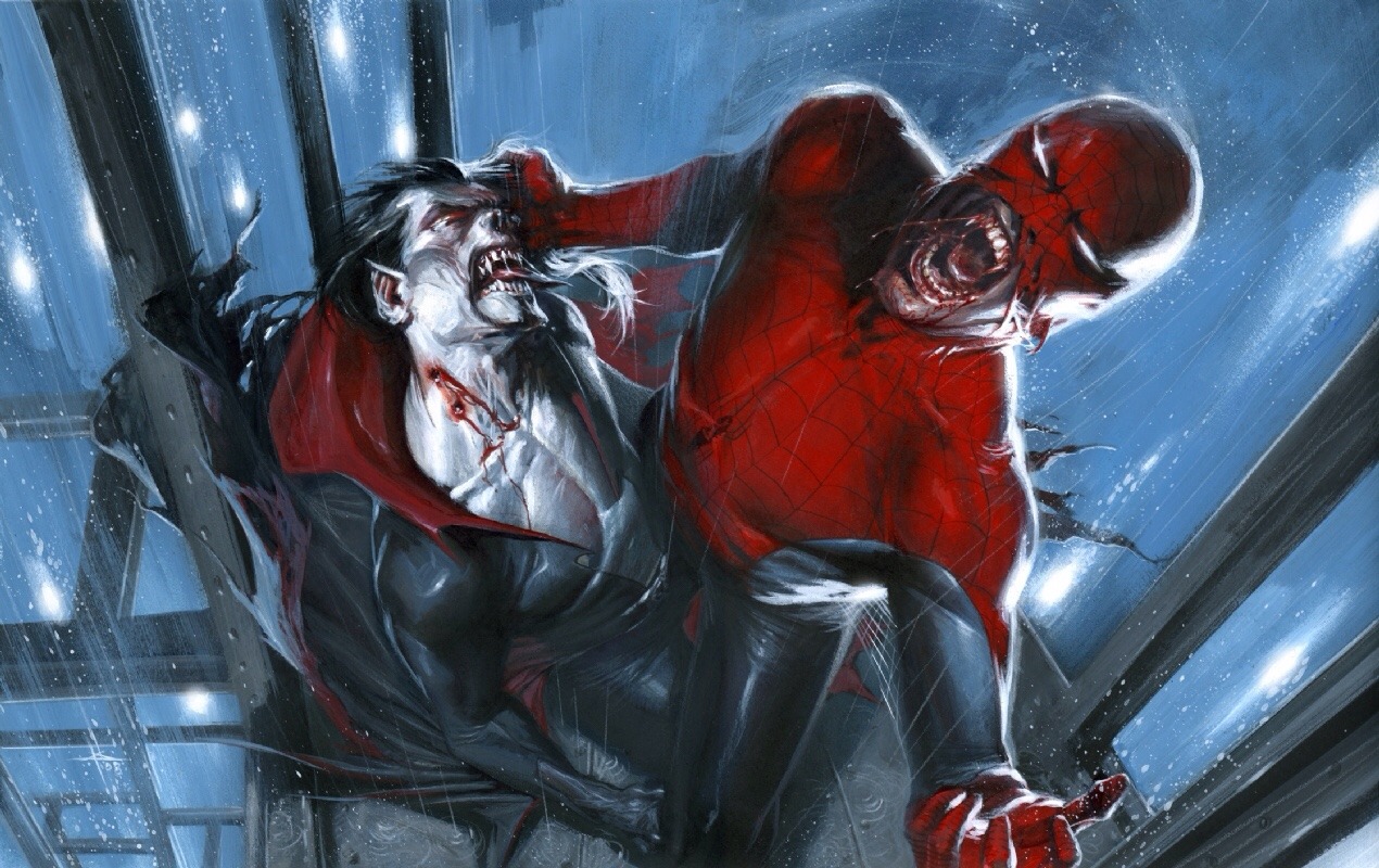 ungoliantschilde:  some widescreen Marvel paintings by Gabriele Dell’Otto. 