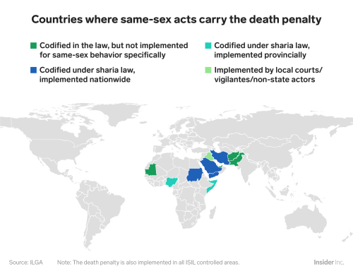 9 maps show how different LGBTQ rights are around the world