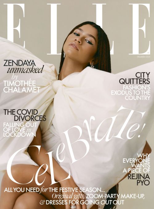 Zendaya for ELLE UK December 2020 Lensed by Micaiah Carter