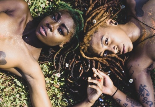 iamdur - @chanelblackk and Lyric The Nudist Shot by @93ntil