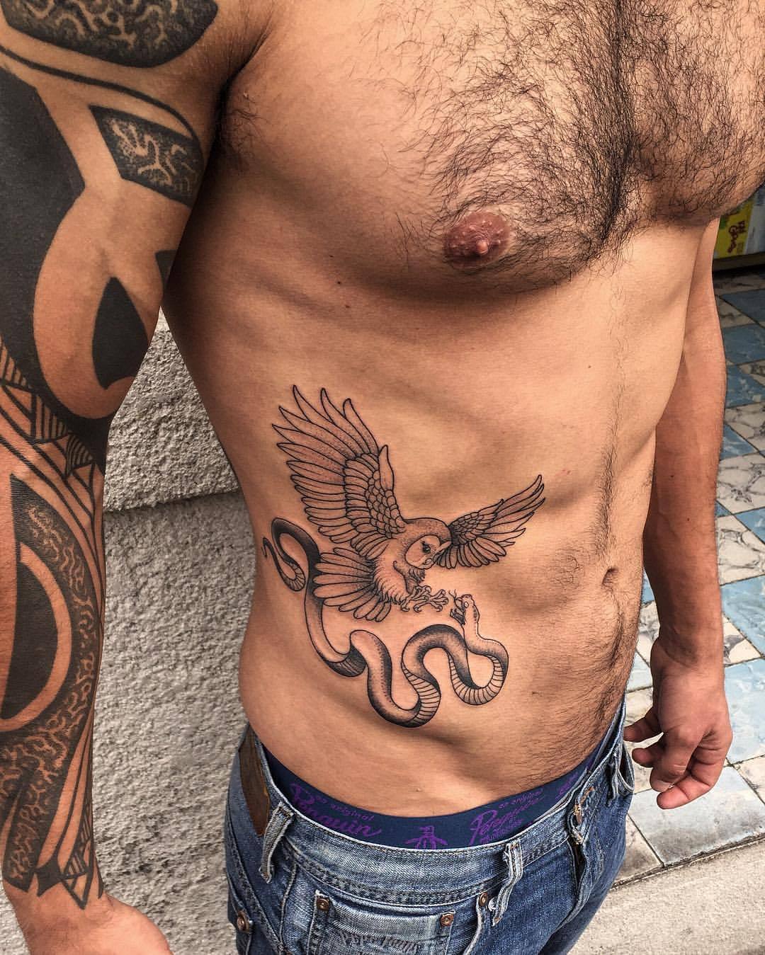 Prehispanic patterns leg tattoo done by Edgar Licona  Tenebrium Tattoo Mexico  City  rtattoos