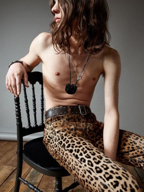 Erin Mommsen for Saint Laurent Men&rsquo;s Fall/Winter 2018 by Rory van Millingen