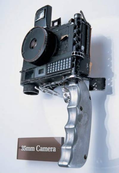The modified Ansco Autoset 35mm camera that John Glenn purchased in a drugstore for his Mercury orbital mission in 1962. More.