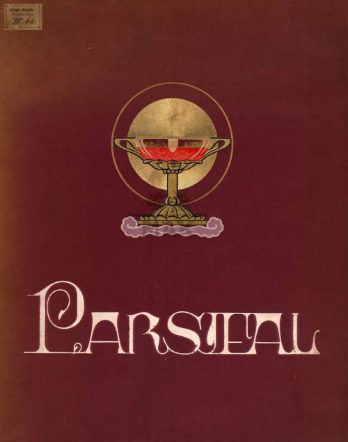 fuckyeahvintageillustration:&lsquo;Parsifal&rsquo; - 15 illustrations for Richard Wagner’s opera by 