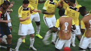 realborussia:  Colombia nt celebration