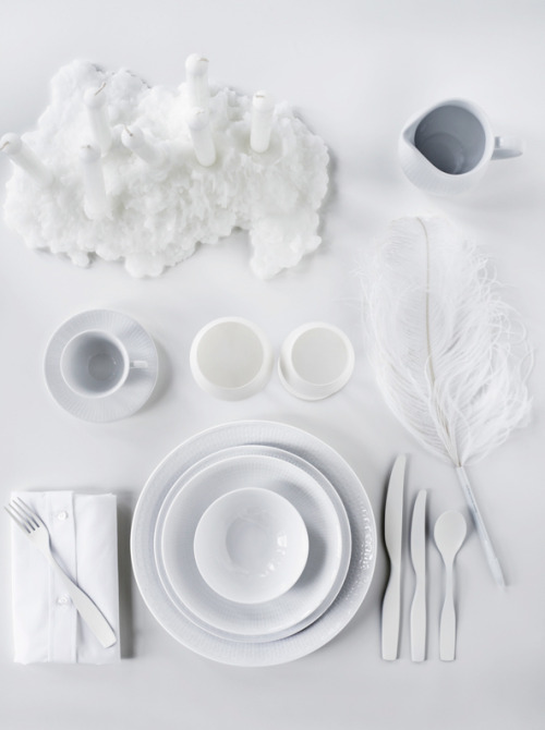 craveforwhite:Styling by Lotta Agaton