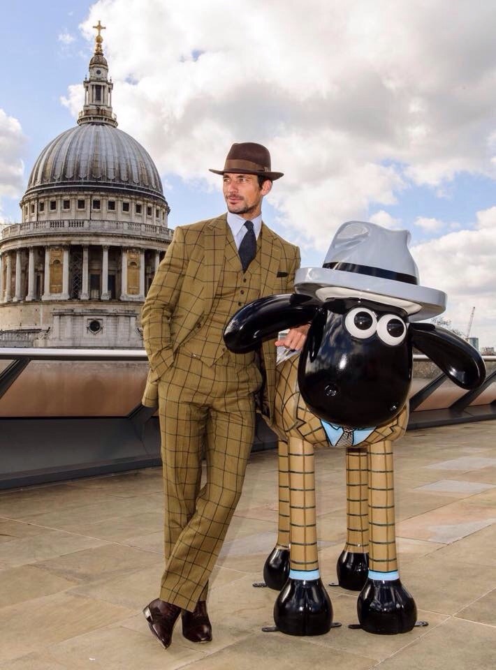 officialdavidgandy: David Gandy supports @Shaun_inthecity (Shaun in the City) with