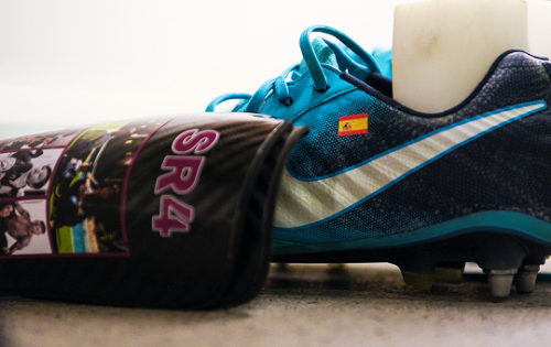 madridistaforever - View of the players’ boots ahead of the Club...
