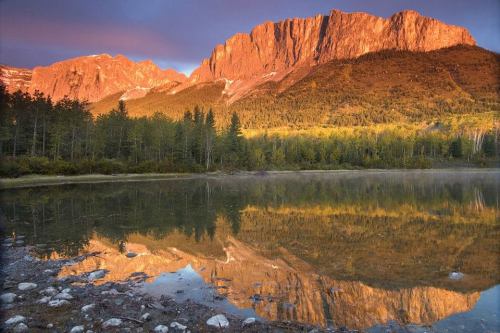 YamnuskaAlso known as mount John Laurie, this peak in Alberta in Canada is another example of an ove