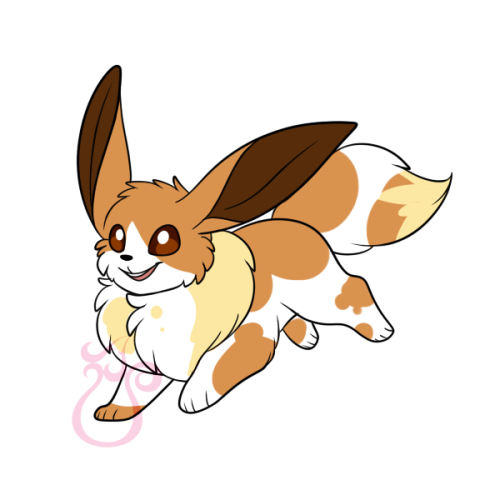 cheeziesart:I had an idea for pied eeveelutions and wondered what they’d look like.Shinies are here