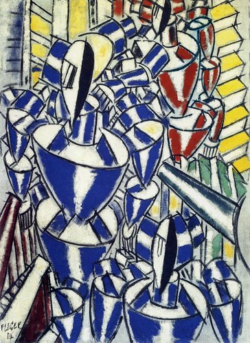 The Exit of the Russian Ballet, 1914, Fernand Léger