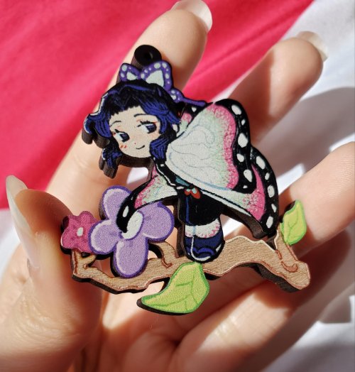 My Kimetsu no Yaiba wooden charms are now available for purchase over here in my shop! Coping w/ kny