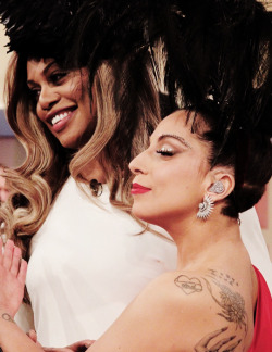 ladyxgaga:  November 26th, 2014: With Laverne